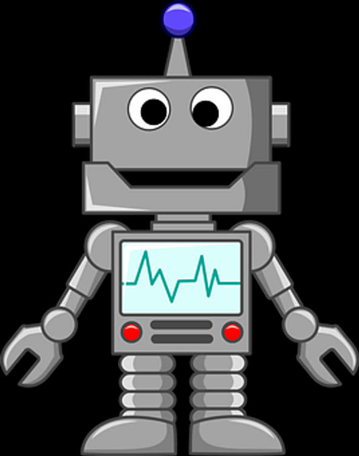 Friendly Cartoon Robot