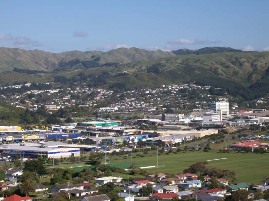 Porirua Stadtansicht Neuseeland