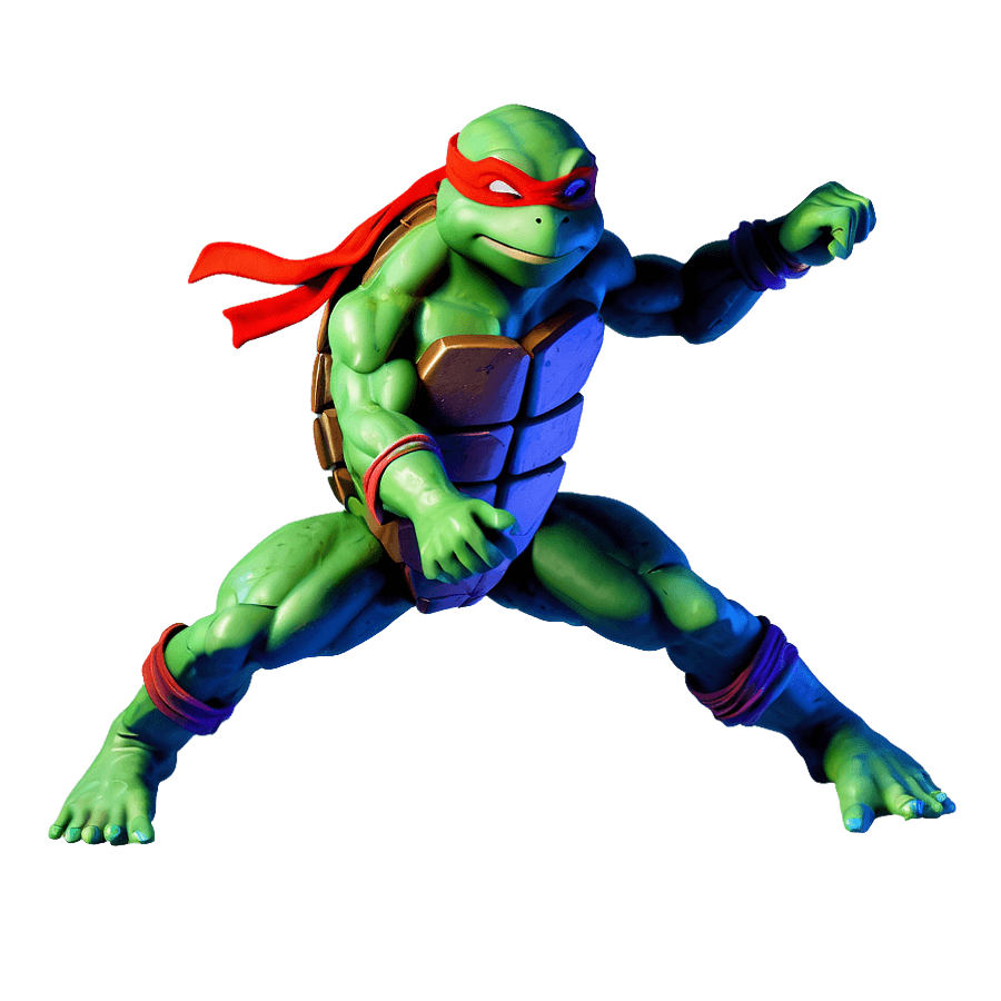 Ninja Turtle Action Pose PNG 05242024