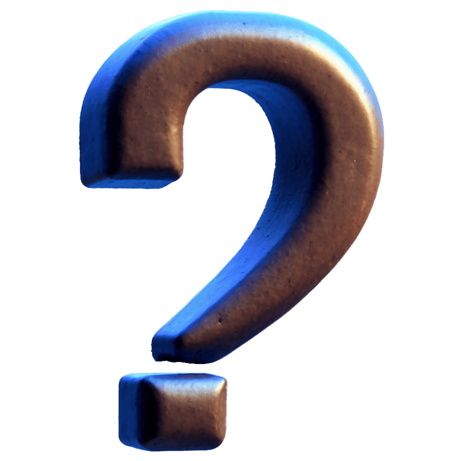 Large Question Mark PNG bjq
