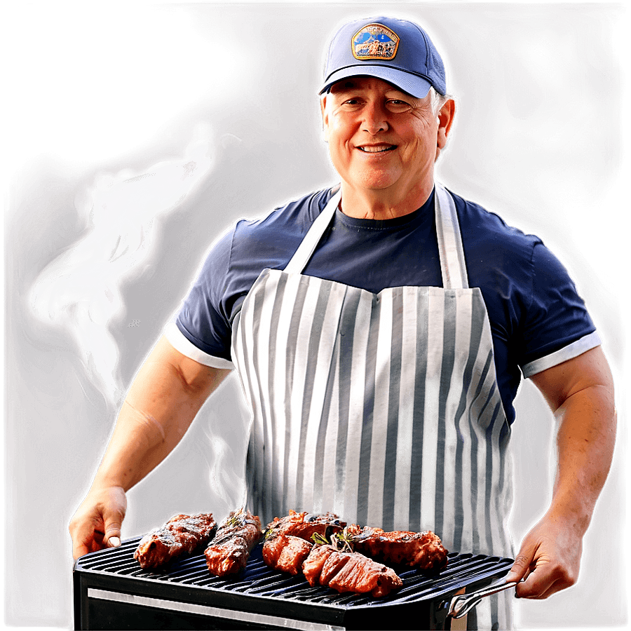 Summer BBQ Grill Master PNG ufx39