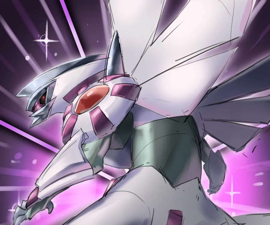 Majestic Palkia in the Cosmos