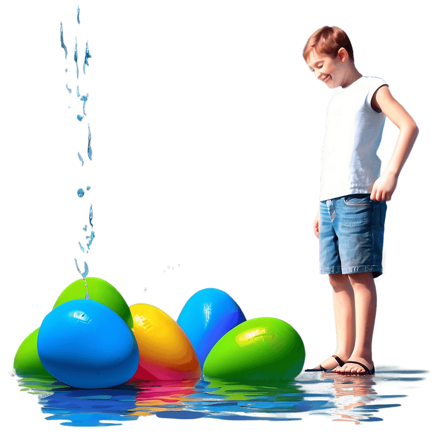 Water Balloon Fun Day PNG 85