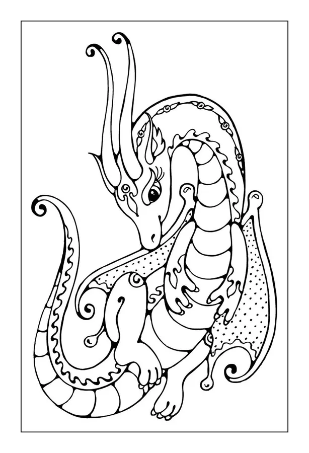 Dragon Coloring Pictures
