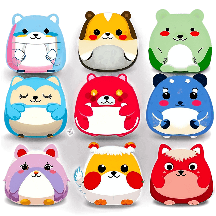 Mini Squishmallows PNG xpx65