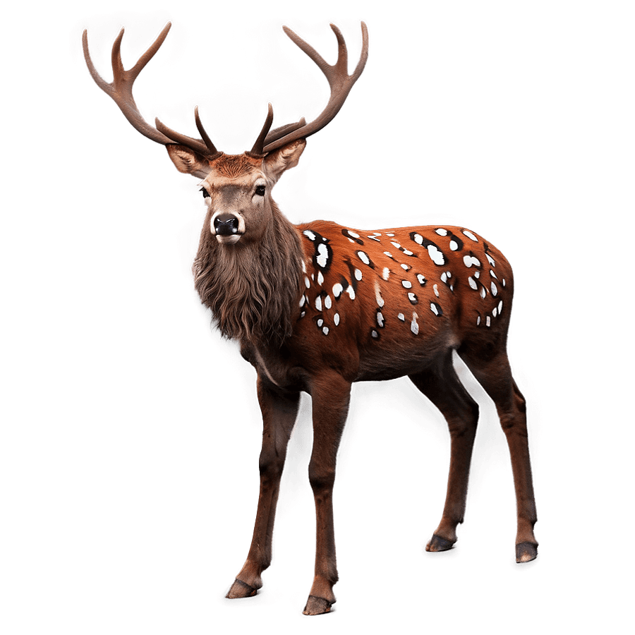 Stag and Butterfly PNG 1