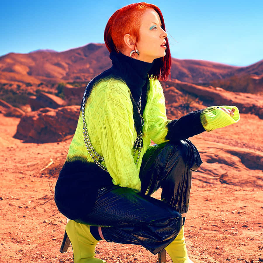 Servizio Fotografico di Moda nel Deserto Vibrante