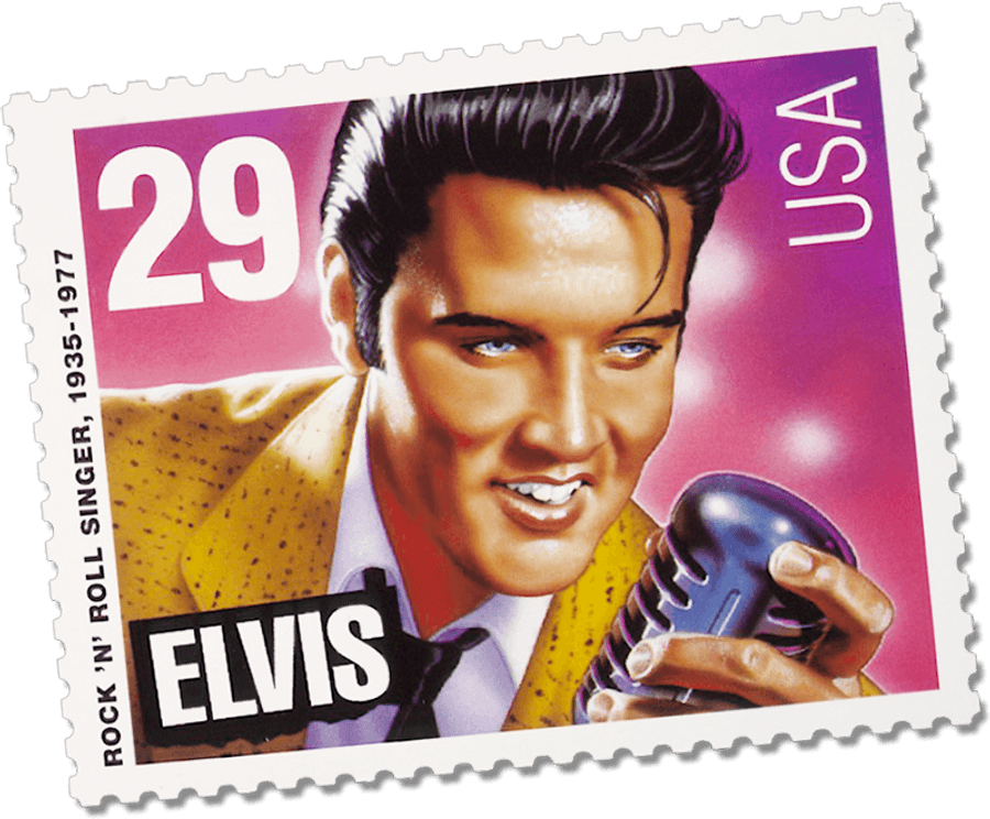 Elvis Presley U S A Stamp