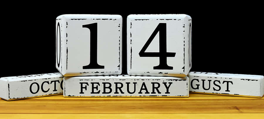 Valentines Day Date Blocks