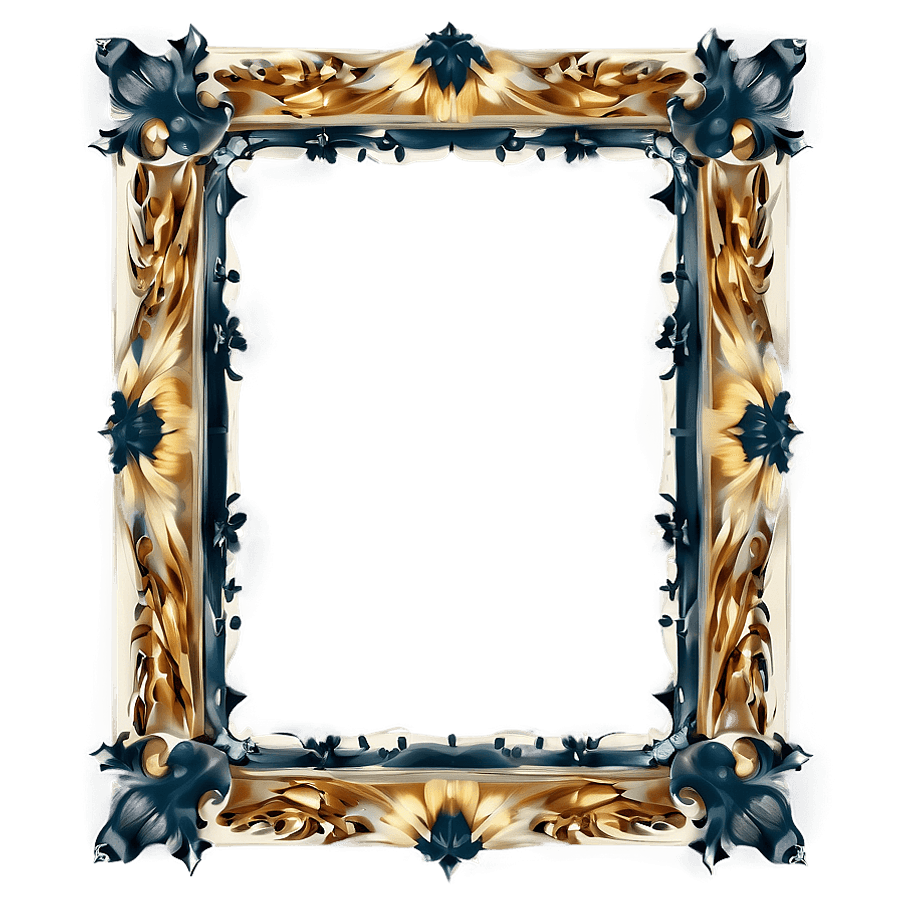 Gothic Decorative Frame PNG 06292024