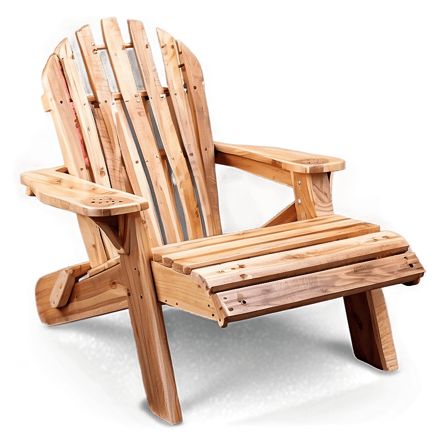 Adirondack Chair with Cup Holder PNG 06292024