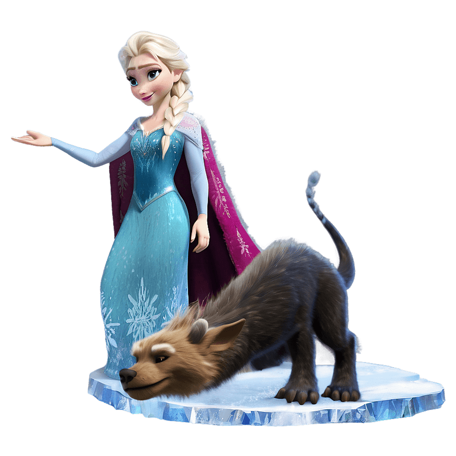 Elsa and Nokk Frozen PNG 20