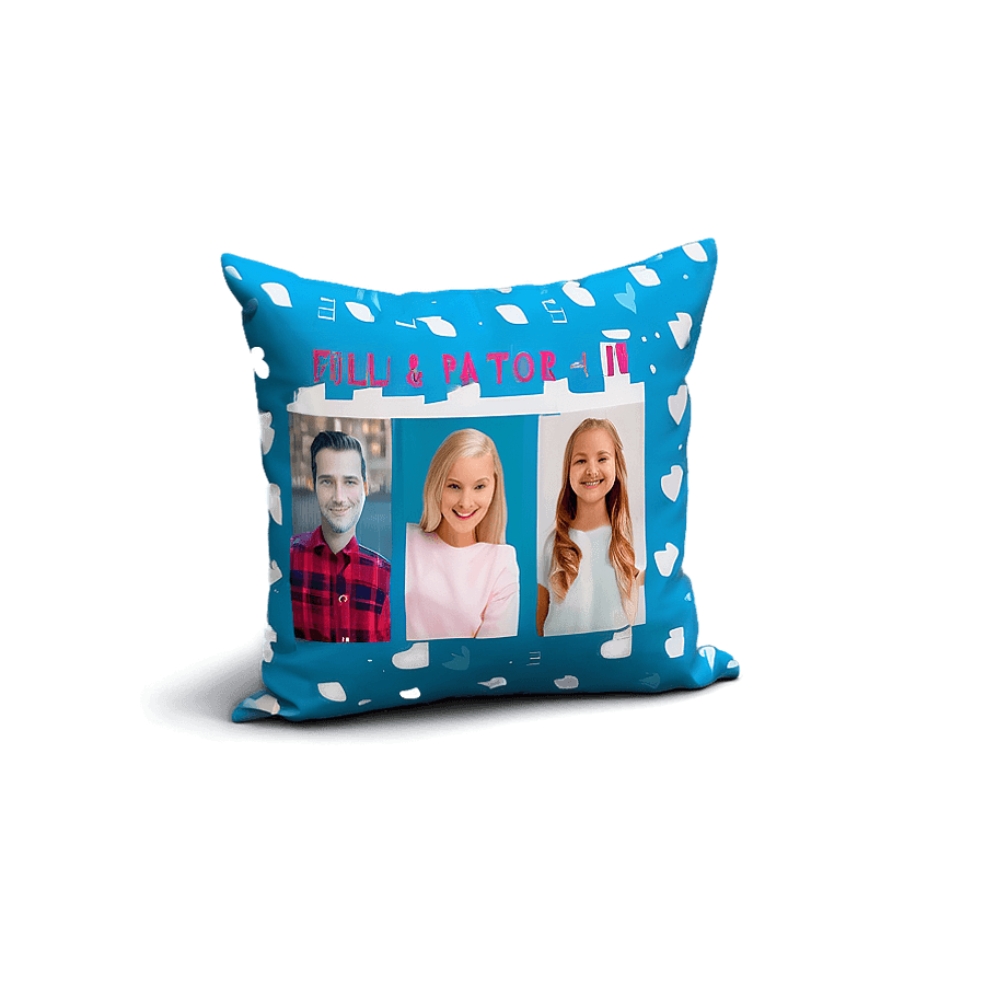 Personalized Photo Throw Pillow PNG gpd33