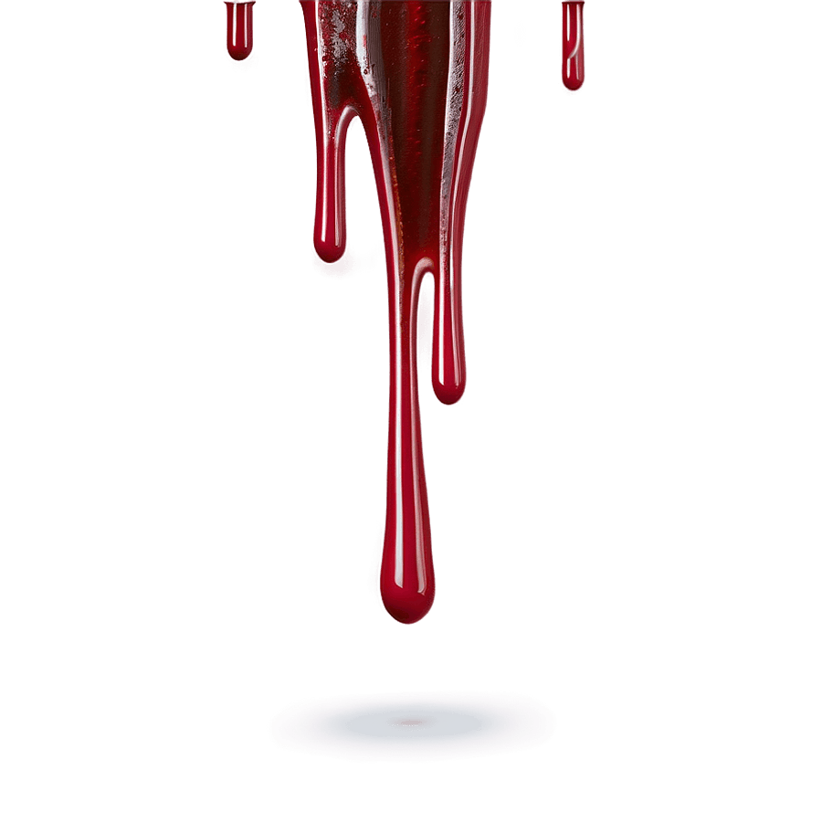 Blood Drip Red Streak PNG 41