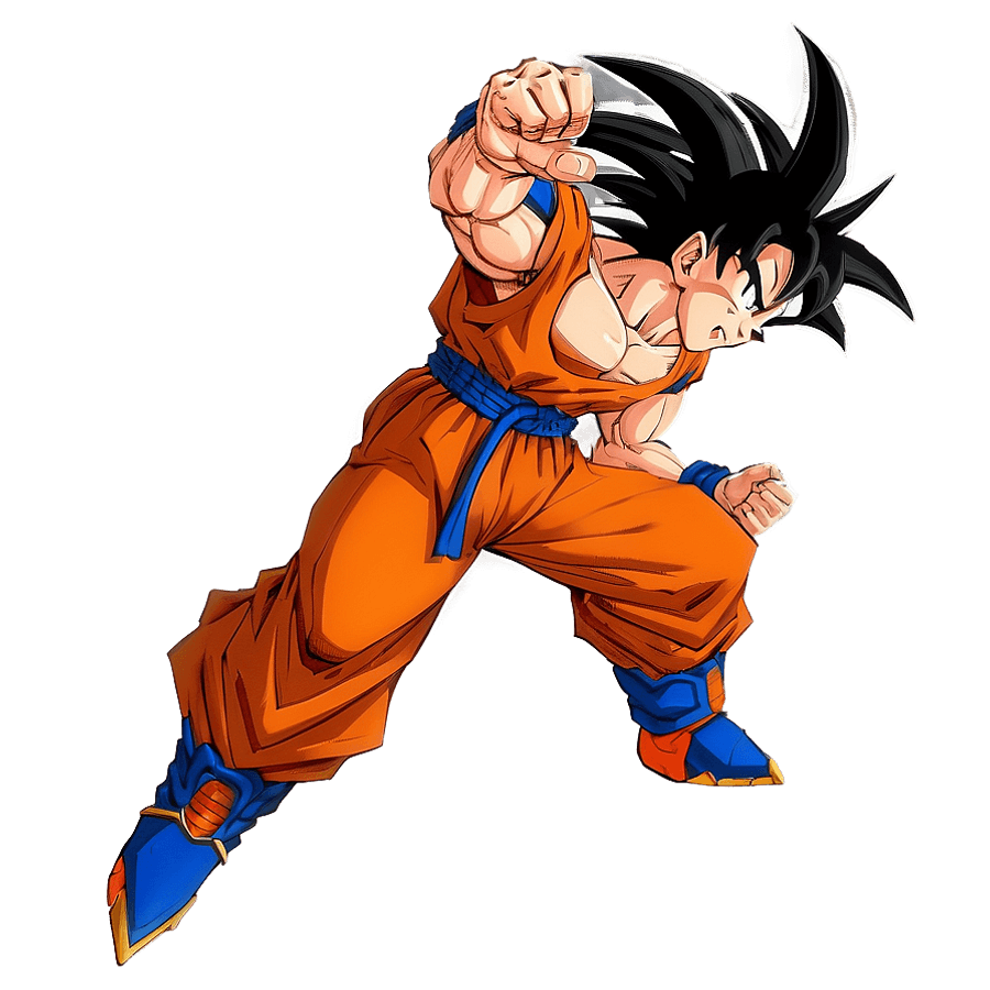 Goku Standing Firm PNG xbp