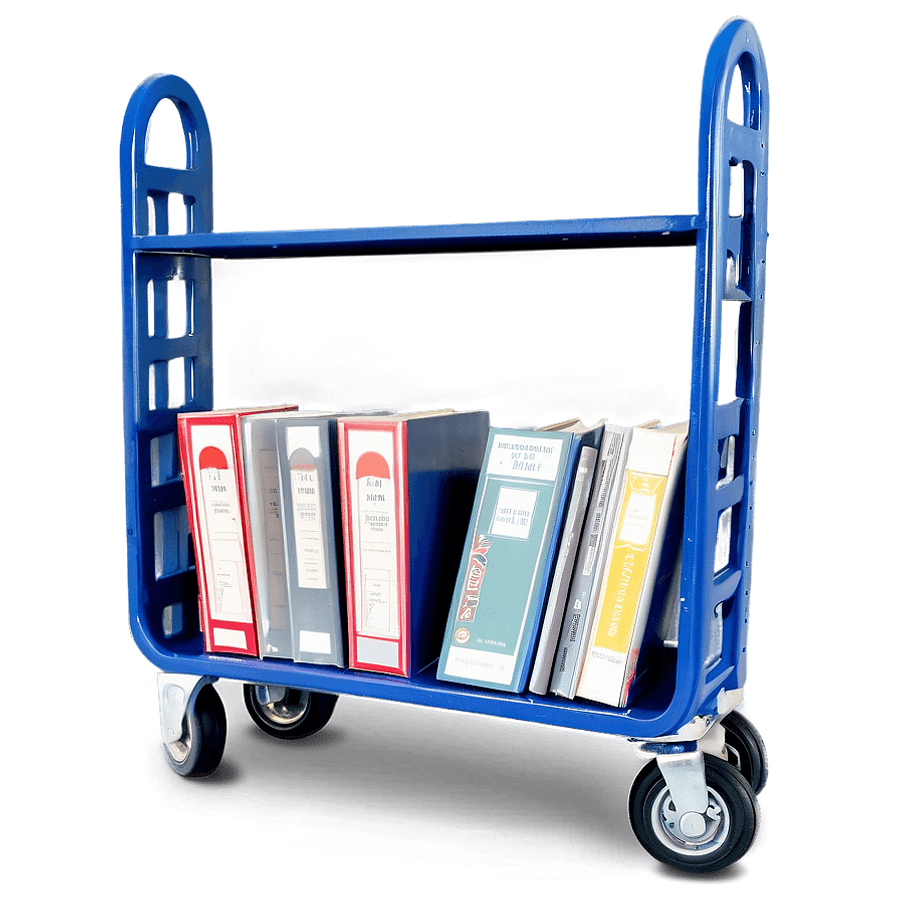 Library Book Cart PNG enf97