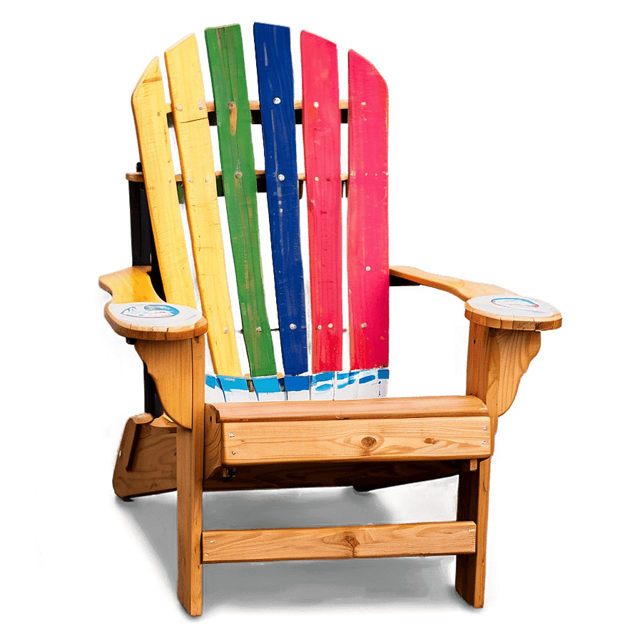 High Back Adirondack Chair PNG 06292024