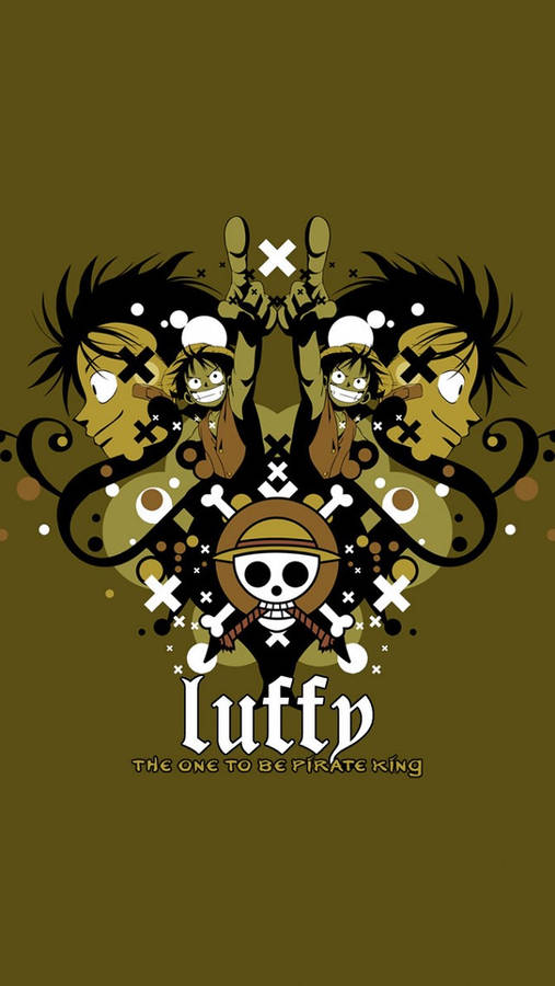 Download One Piece Luffy Green Iphone Wallpaper Wallpapers Com