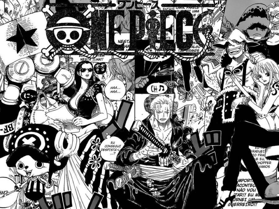 Download One Piece Manga Panel Cover Wallpaper | Wallpapers.com