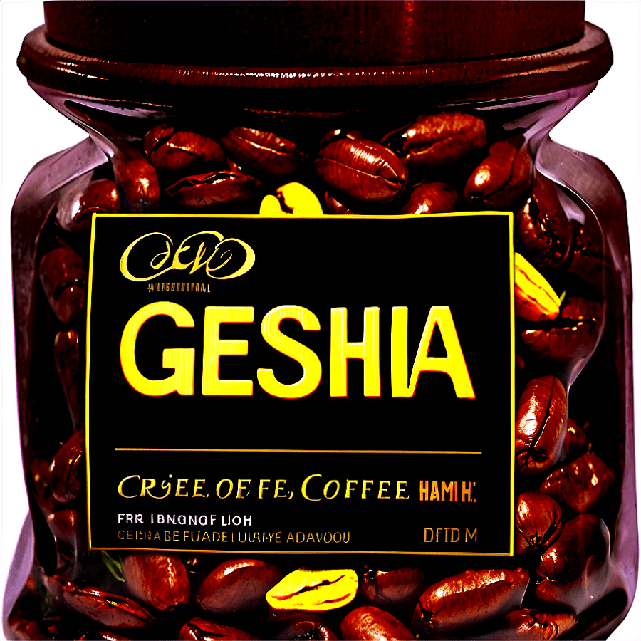 Geisha Coffee Beans PNG pvy