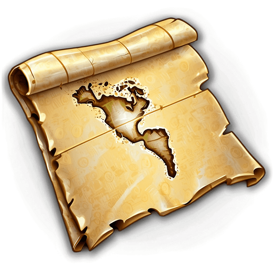 Treasure Map Icon PNG vvf17