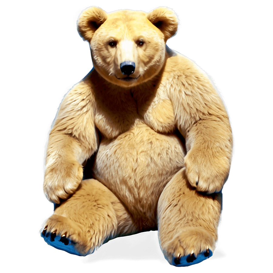 Mirthful Bear Cartoon PNG 06112024