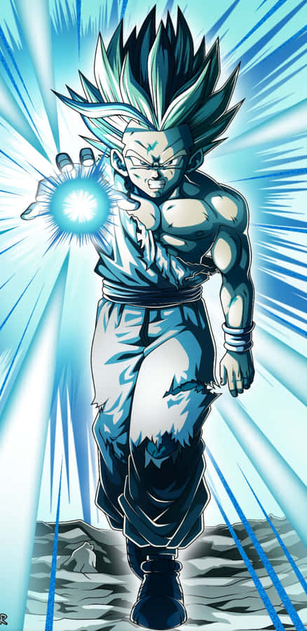 Super Saiyan Gohan Energieexplosion