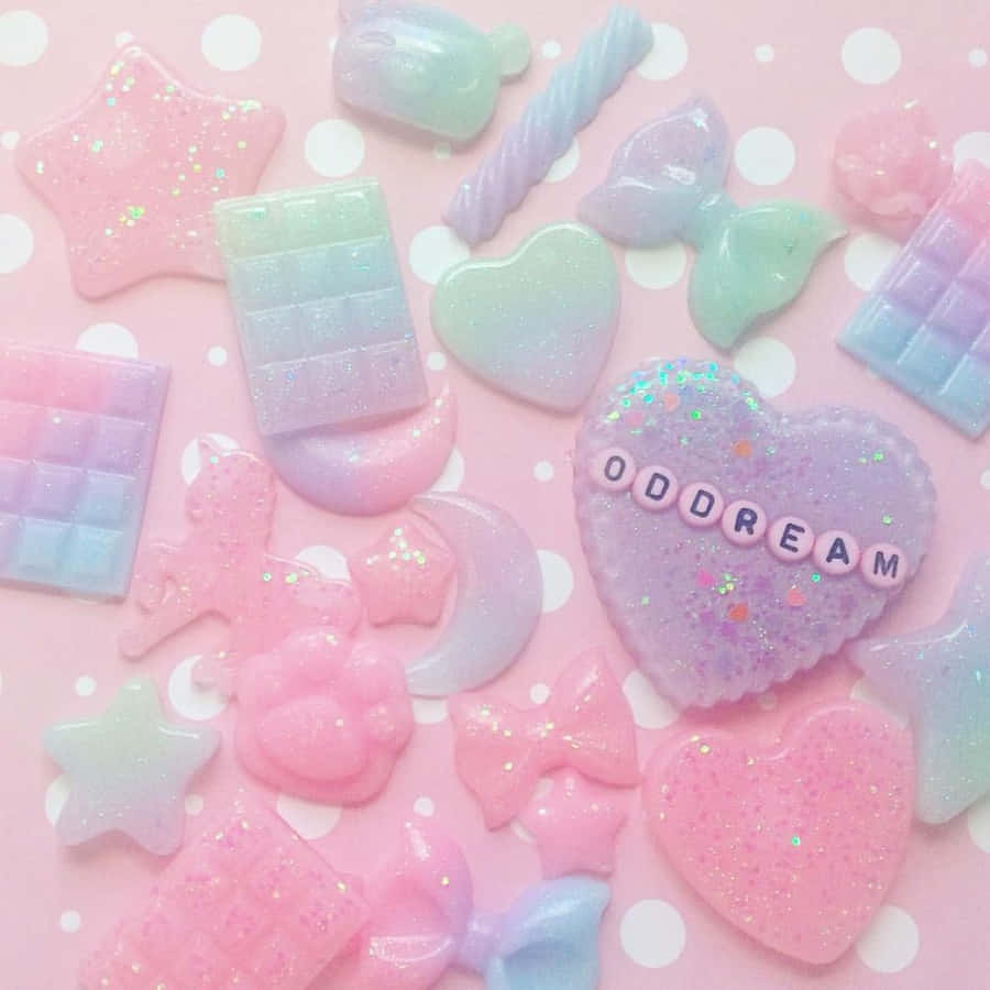 Coleção Kawaii Estética Rosa Pastel