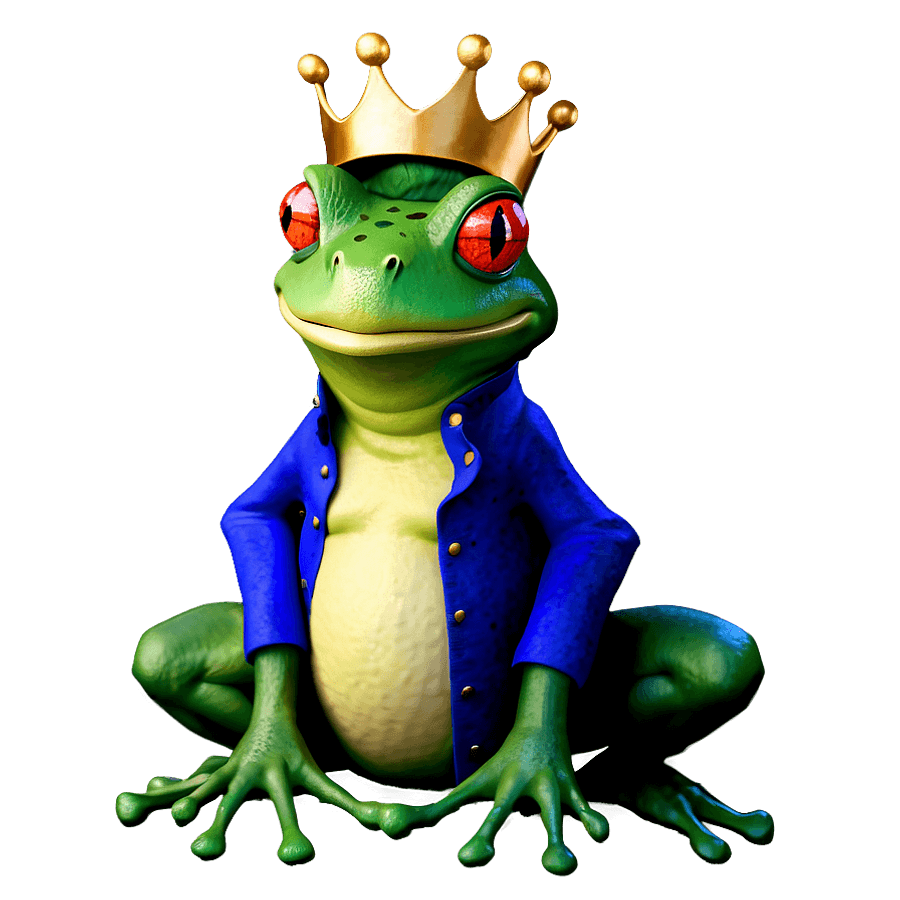 Enchanted Frog Prince PNG cpa