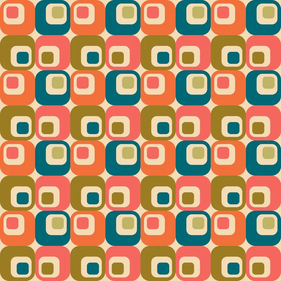 Retro Squares Pattern