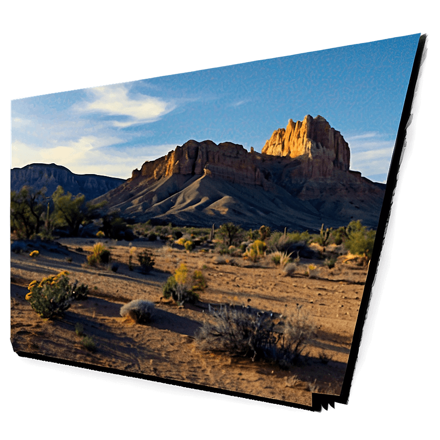 New Mexico Desert Landscape PNG dyj