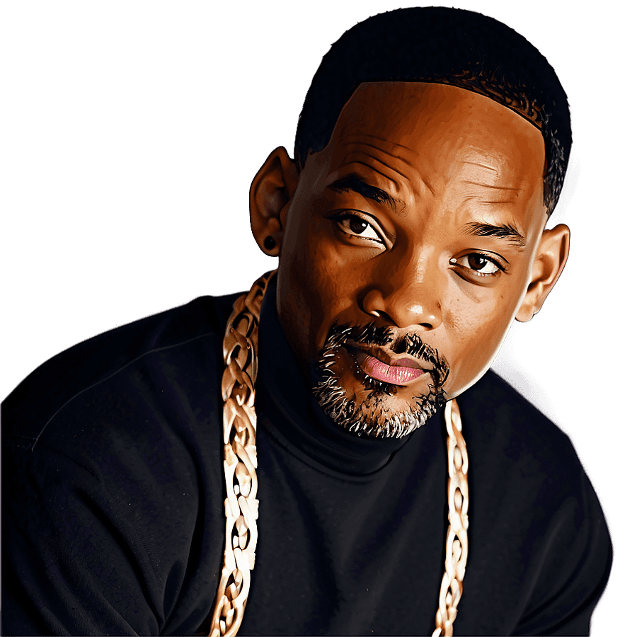 Will Smith Portrait PNG mnt