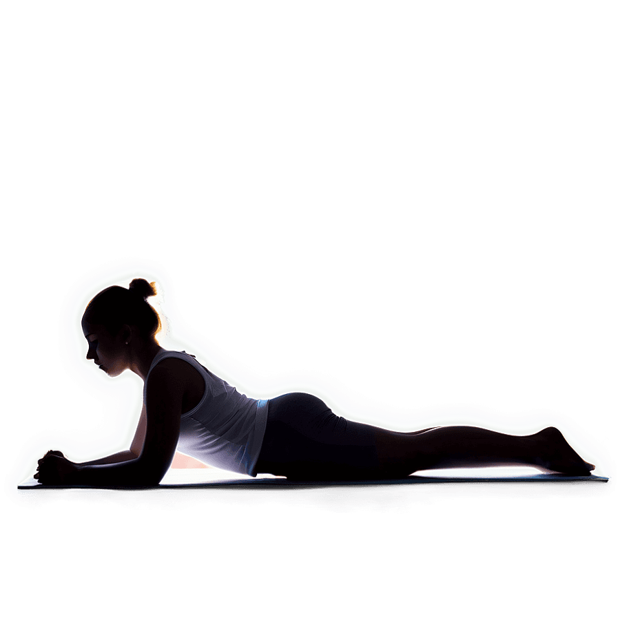 Yoga Pose Human Silhouette PNG twr27