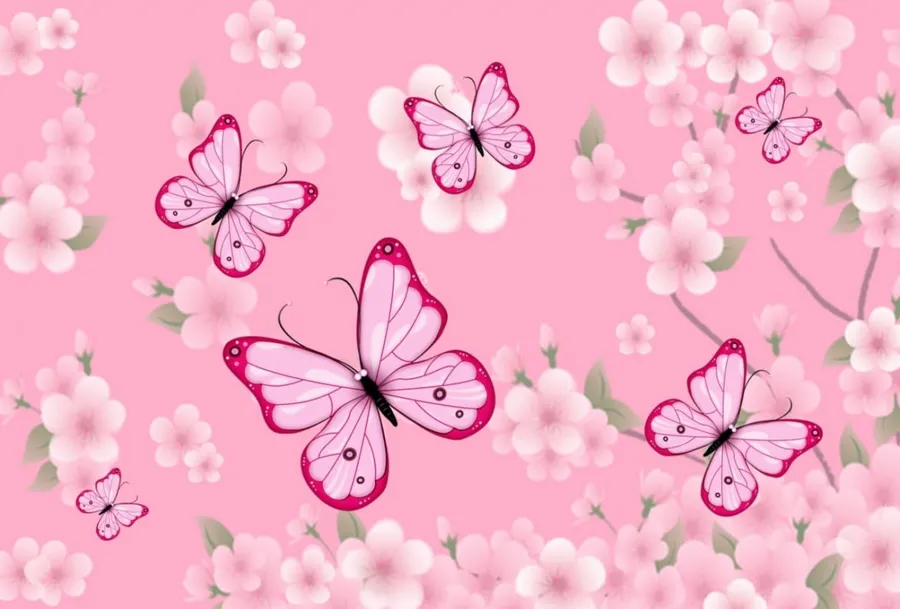 Butterflies background
