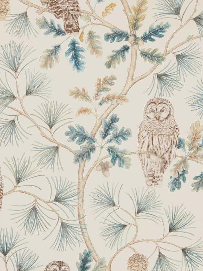 Owland Pine Branch Pattern
