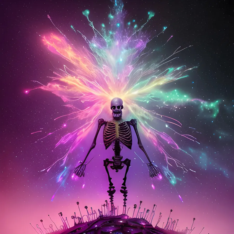 Cosmic Skeleton Explosion