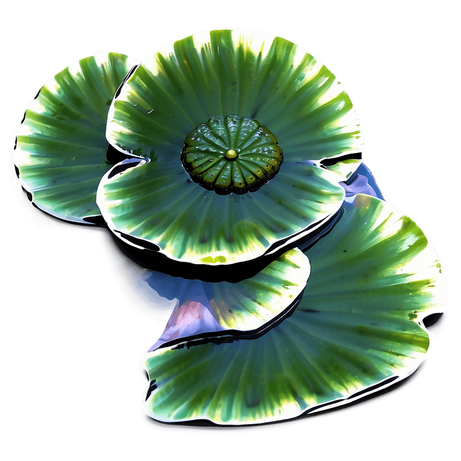 Water Lily Underwater PNG qce11