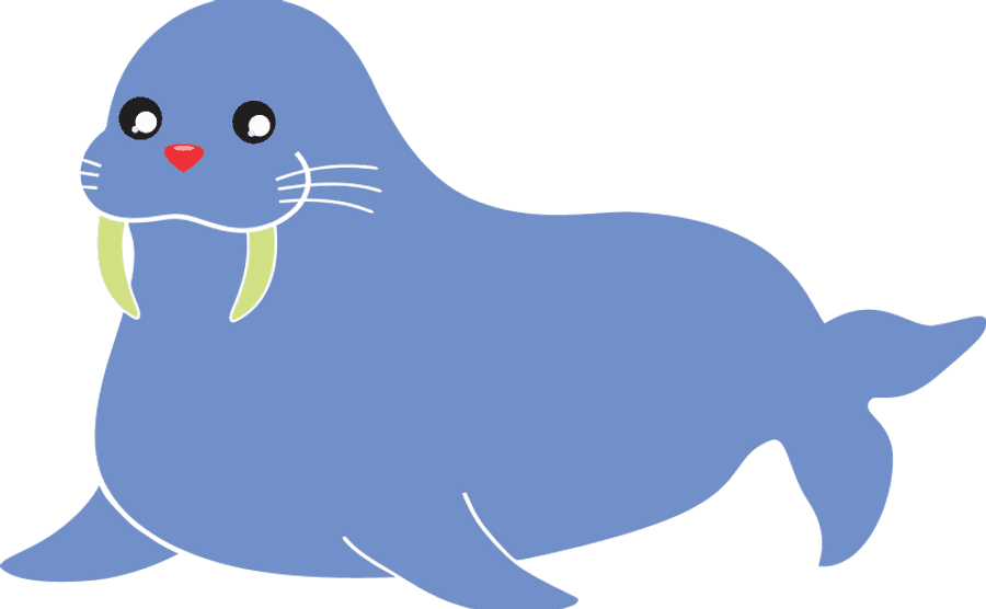 Cartoon Walrus Illustration