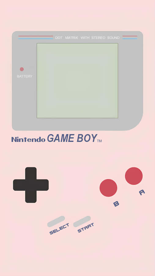 Gameboy Klassisk Design Illustration