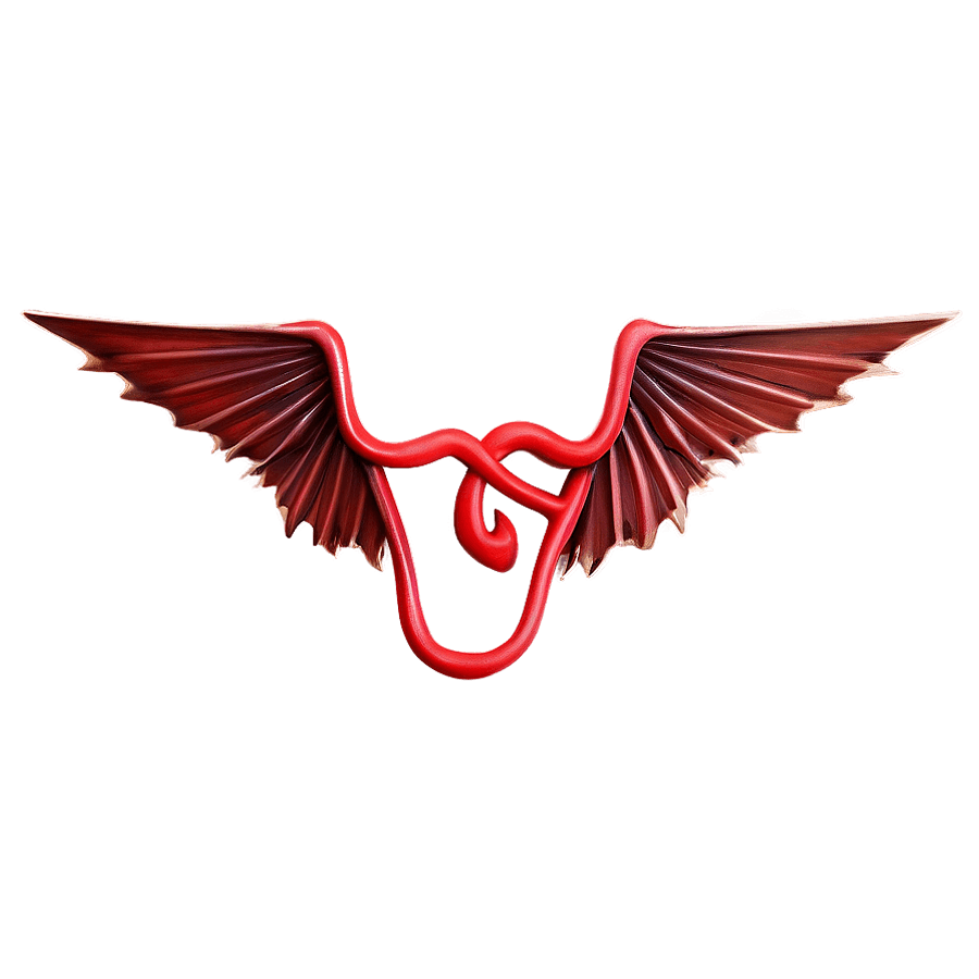 Red Devil Wings PNG fue35