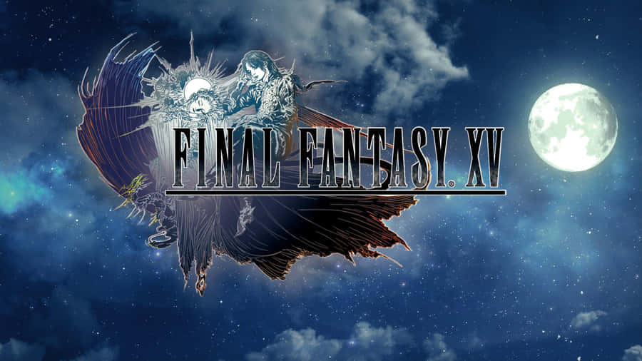 Papelde parede de Final Fantasy XV em 1080p com o cenário de jogo do céu noturno.