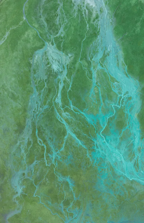 Teal Marble