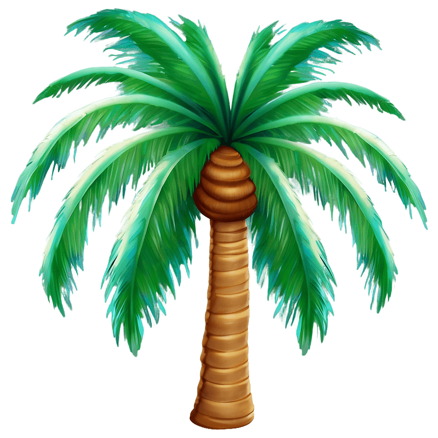 High Quality Palm Tree Emoji PNG 11