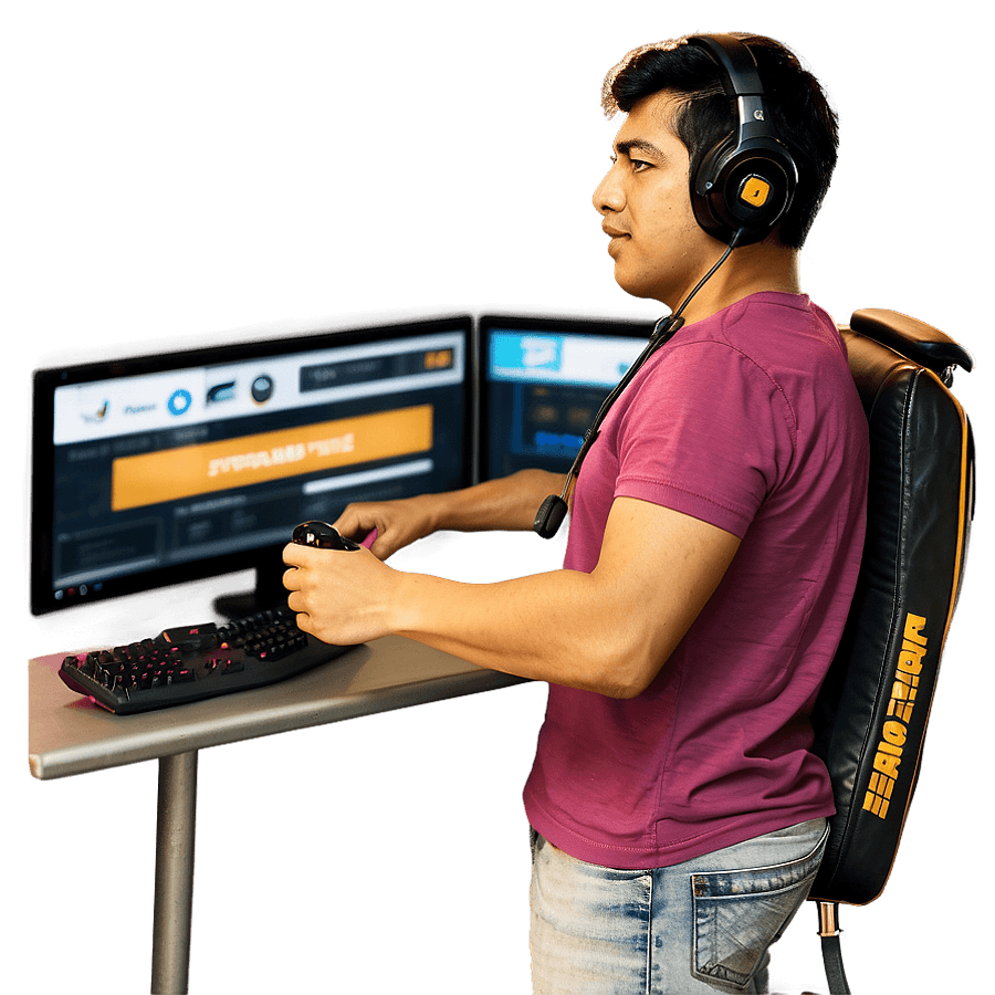 Casual Esports Gaming Session PNG 21