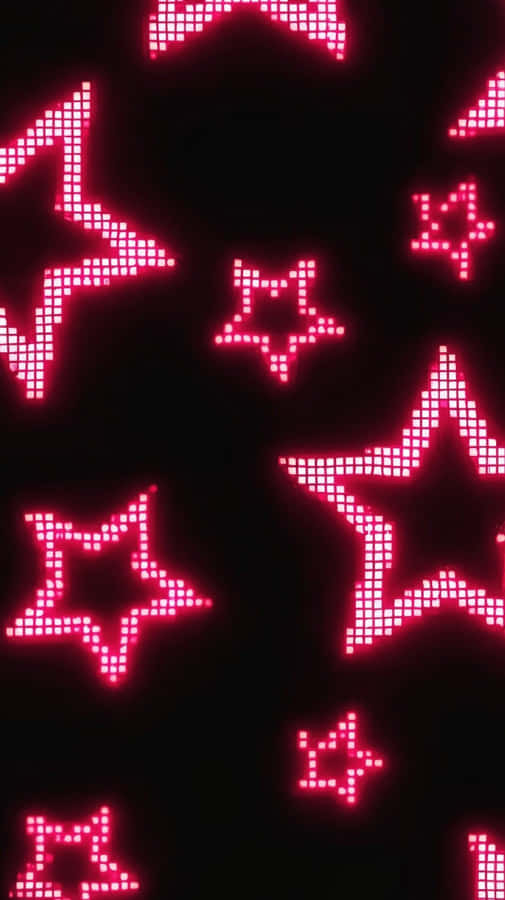 Pattern di Stelle Neon