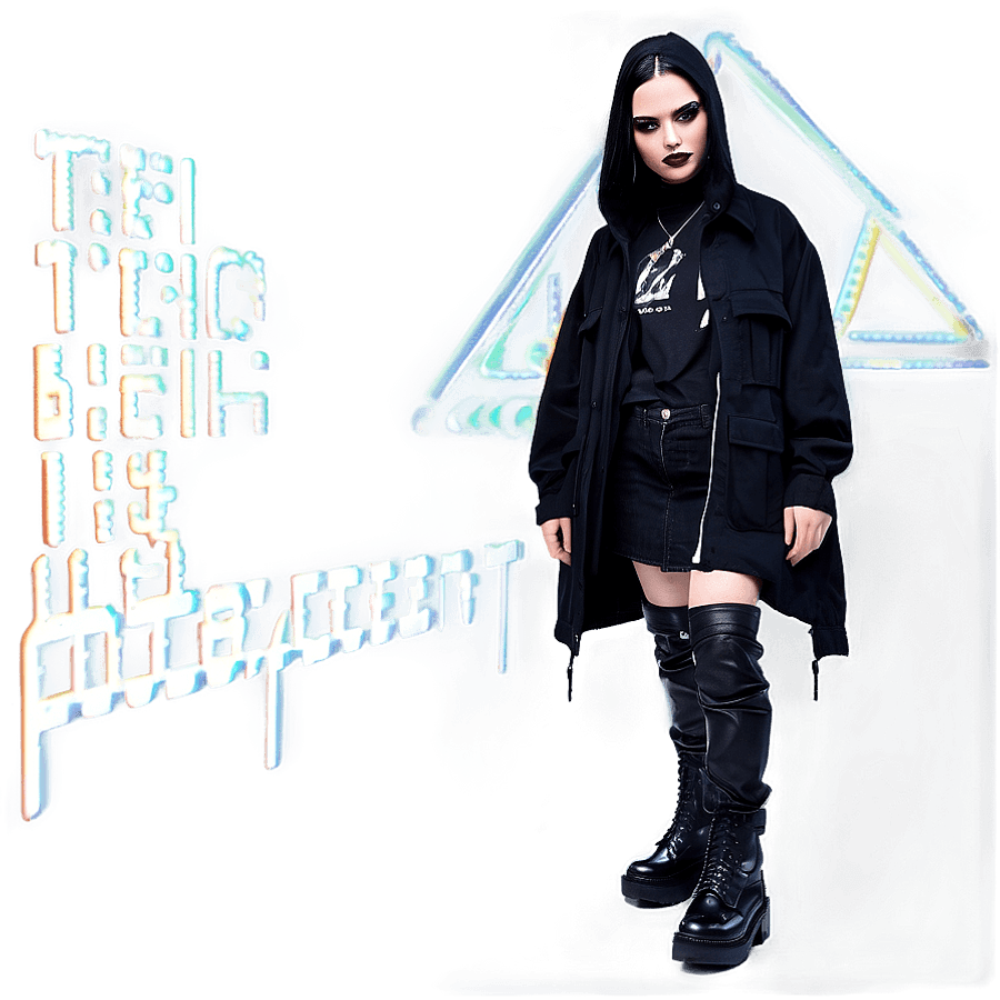 Urban Goth Streetwear PNG qgj