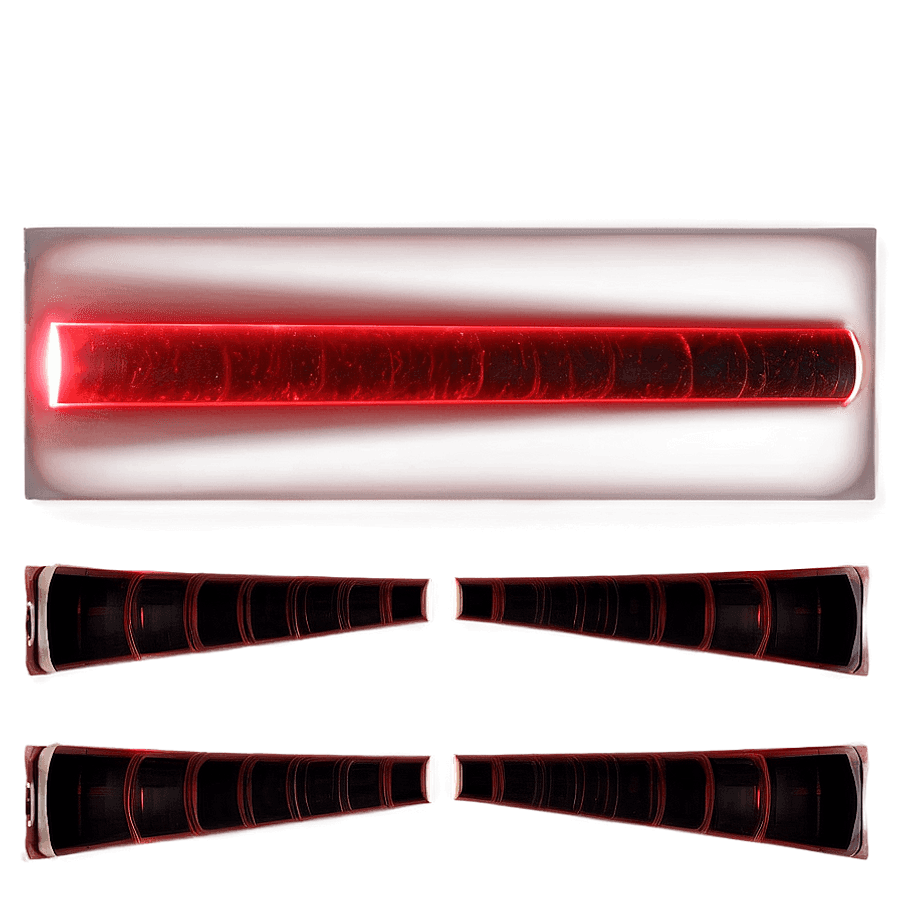 Red Laser Beam with Texture PNG klb