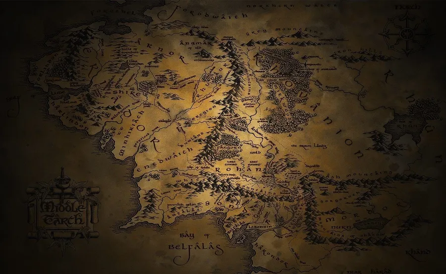 Middle Earth Map