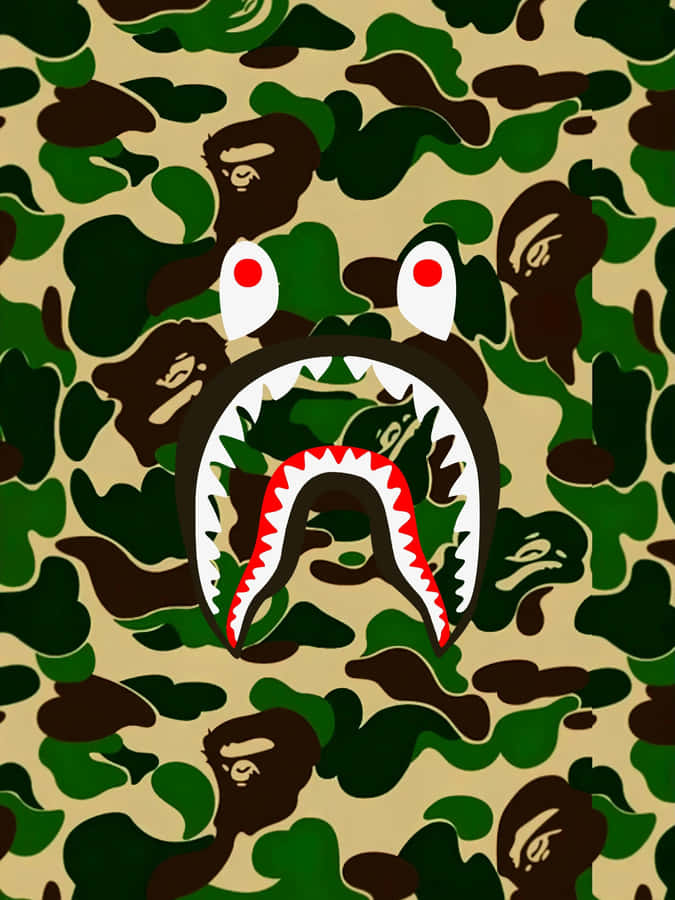 Padrão de Camuflagem do Tubarão Bape