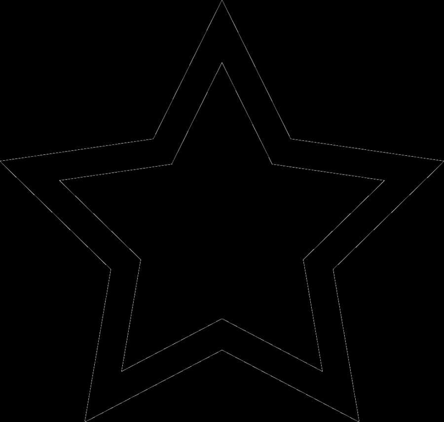 Five Star Line - Star Outline, HD Png Download
